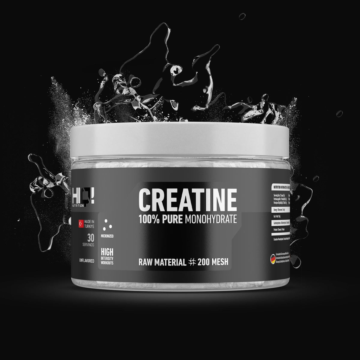HIQ Creatine 150g Unflavored